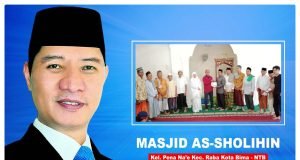 HMS Berikan Bantuan Masjid As-Sholihin Kota Bima
