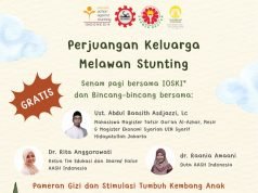 PERJUANGAN KELUARGA MELAWAN STUNTING : YUK, IKUTI SENAM BERSAMA IOSKI DAN BINCANG-BINCANG BERSAMA MINGGU 6 AGUSTUS 2023