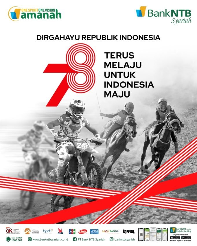 KELUARGA BESAR BANK NTB SYARIAH : DIRGAHAYU REPUBLIK INDONESIA KE 78
