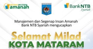 BANK NTB SYARIAH : SELAMAT MILAD KOTA MATARAM KE-30