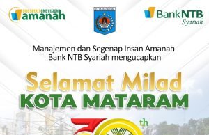 BANK NTB SYARIAH : SELAMAT MILAD KOTA MATARAM KE-30