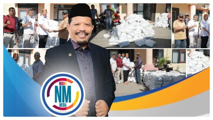 Johan Rosihan Salurkan Bantuan Alat Tangkap Untuk Nelayan Sumbawa