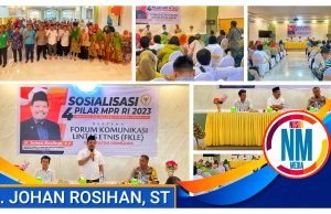 Johan Rosihan Gandeng Kapolres Sumbawa Gelar Sosialisasi 4 Pilar MPR RI