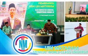 Irjen Kemenag RI Berikan Pembinaan Kepada ASN UIN Mataram, Rektor Prof Masnun : “Alhamdulillah”
