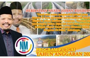 Berkat HJR P3-TGAI Terlealisasi, Masyarakat Petani Sumbawa : “Terimakasih Johan Rosihan”