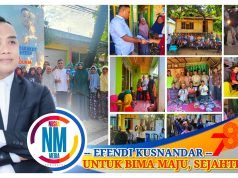 Gencar Silaturahim, Efendi Kusnandar Apresiasi Dukungan Masyarakat Kabupaten Bima