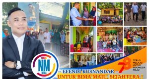 Gencar Silaturahim, Efendi Kusnandar Apresiasi Dukungan Masyarakat Kabupaten Bima
