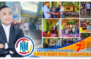 Gencar Silaturahim, Efendi Kusnandar Apresiasi Dukungan Masyarakat Kabupaten Bima