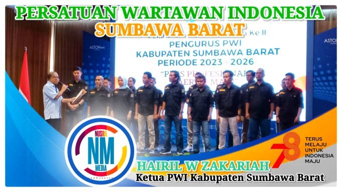 Pengurus PWI KSB 2023-2026 Resmi Dikukuhkan