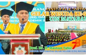 Sebanyak 1.261 Mahasiswa UIN Mataram Diwisuda, Ini Pesan Rektor !?