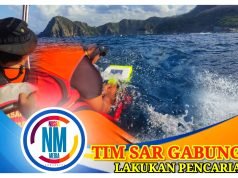 Seorang Pemancing di Lombok Terpeleset Dari Atas Tebing