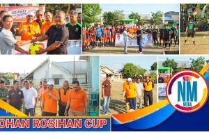Buka Turnamen Sepakbola Johan Rosihan Cup, HJR : “Kampung Jadi Meriah dan Pedagang Kecil Juga Hidup”