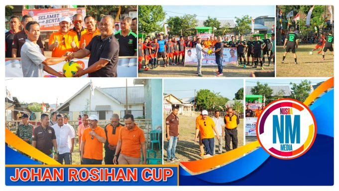 Buka Turnamen Sepakbola Johan Rosihan Cup, HJR : “Kampung Jadi Meriah dan Pedagang Kecil Juga Hidup”