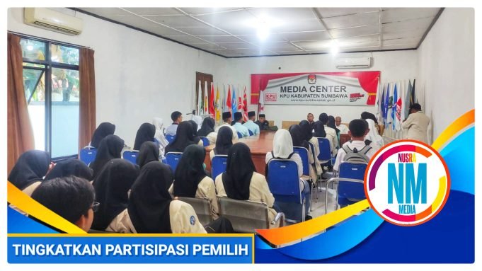 KPU Sumbawa Beri Pendidikan Pemilu kepada Pemilih Pemula