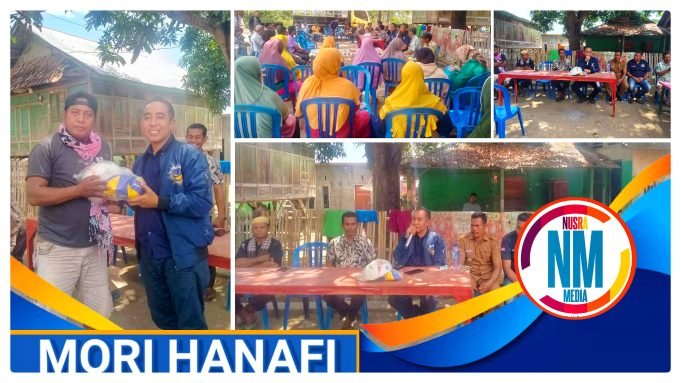 Mori Hanafi Jawab Permintaan Masyarakat di Pulau Sumbawa