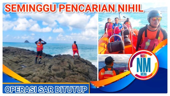 Pencarian Pemancing yang Tenggelam di Pantai Teunting Unting Dihentikan