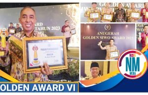 Ketua Umum KONI NTB Mori Hanafi Raih Golden Award 2023
