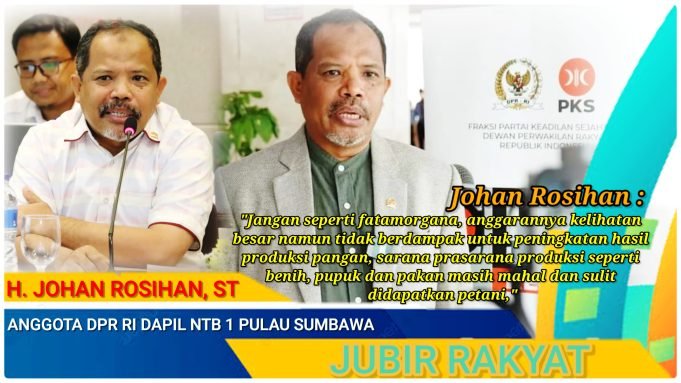 Johan Rosihan Sesalkan Anggaran Ketahanan Pangan 2024 Seperti “Fatamorgana”