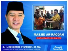 Giliran Masjid Ar-Raodah Bima Disasar HMS