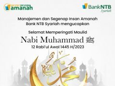 BANK NTB SYARIAH : SELAMAT MEMPERINGATI MAULID NABI MUHAMMAD