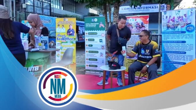 RSUD NTB Ramaikan Ajang Fun Walk Right To Know Day Rangkaian Rakornas KI se-Indonesia 2023
