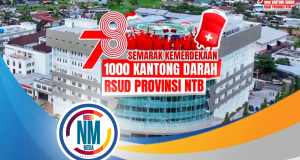 Aksi 1000 Kantong Darah RSUD NTB
