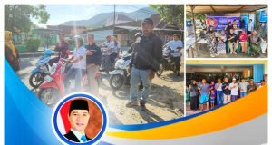 HMS Gunakan Sepeda Motor Silaturahim dengan Masyarakat KSB