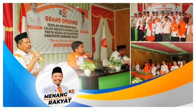 Jemput Kemenangan, Johan Rosihan Buka Sekolah Kepemimpinan Untuk CAD PKS KSB