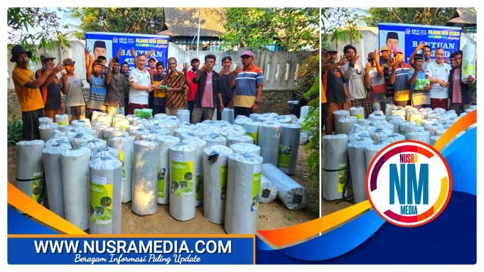 HMS Terjun Langsung Salurkan Bantuan Kepada Petani Hortikultura di Bima