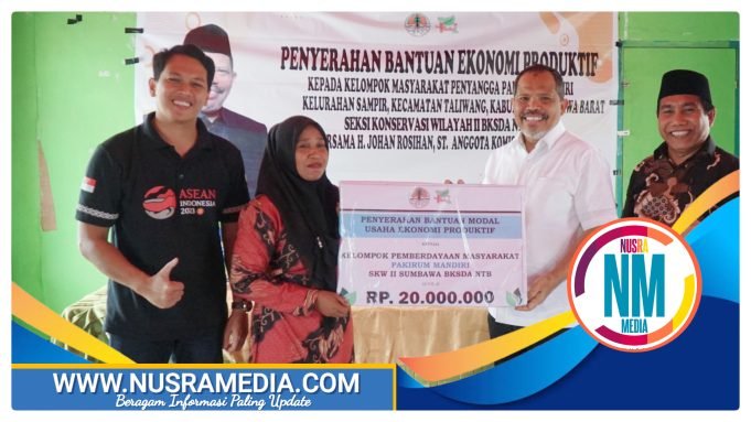 Johan Rosihan Berikan Bantuan Ekonomi Produktif Bagi Masyarakat KSB