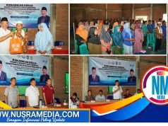 Johan Rosihan Bagikan 100 Paket Produk Perikanan di Lopok