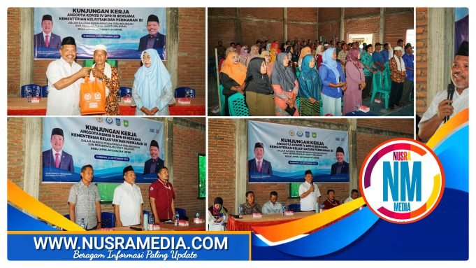 Johan Rosihan Bagikan 100 Paket Produk Perikanan di Lopok