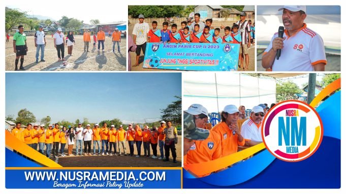 Buka Turnamen Sepakbola U-12 di Jompong, Johan Rosihan Ingin Generasi Emas Sumbawa Berjaya