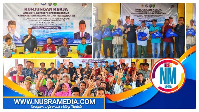 HMS Bagikan Paket Melaut Bagi Keluarga Nelayan di Bima