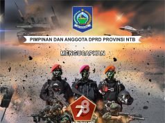 KELUARGA BESAR DPRD NTB : DIRGAHAYU TNI 2023
