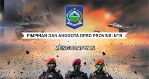 KELUARGA BESAR DPRD NTB : DIRGAHAYU TNI 2023