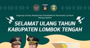 POLTEKPAR LOMBOK : SELAMAT HUT LOMBOK TENGAH KE-78