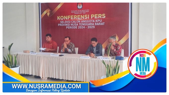 Pendaftaran Calon Anggota KPU NTB 2024-2029 Dibuka