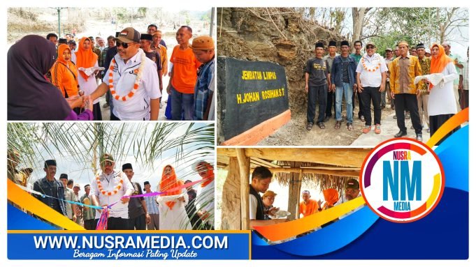 Johan Rosihan Bangun Jembatan Limpas di Tatebal Lenangguar
