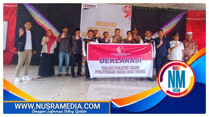 Panwaslu Orong Telu Edukasi Pengawasan Pemilu 2024 Melalui Pentas Seni