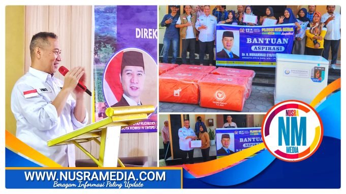 HMS Salurkan Sejumlah Bantuan Bagi Masyarakat di Sumbawa