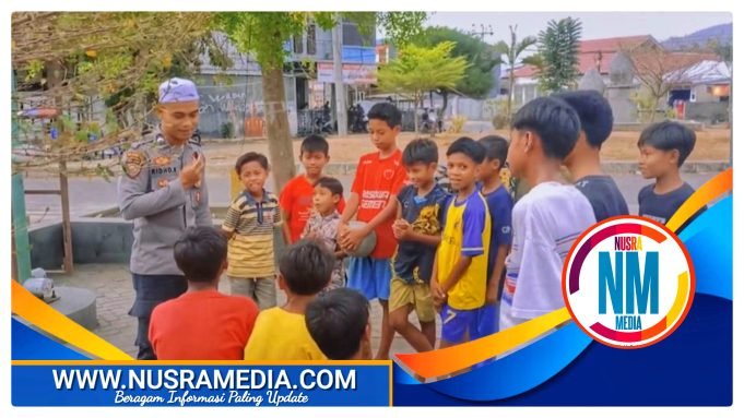Bripda Ridho Ramdani Potret Polisi Peduli yang Mengajarkan Hafalan Al-Qur’an Kepada Anak-anak