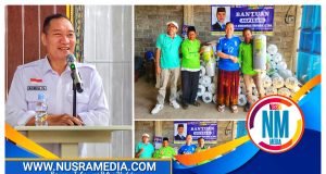 HMS Berikan Bantuan Mulsa Untuk Petani di Dompu