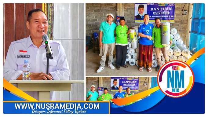 HMS Berikan Bantuan Mulsa Untuk Petani di Dompu