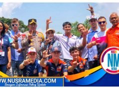 Pembalap MotoGP Diarak Keliling Kota