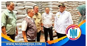Sidak ke Gudang Bulog, Pj Gubernur NTB : Stok Beras Aman !