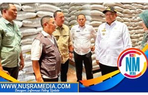 Sidak ke Gudang Bulog, Pj Gubernur NTB : Stok Beras Aman !
