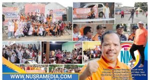 Buka Turnamen Volly di Bukit Permai, Johan Rosihan : “Olahraga Ajang Jaga Persaudaraan”