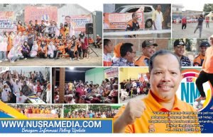 Buka Turnamen Volly di Bukit Permai, Johan Rosihan : “Olahraga Ajang Jaga Persaudaraan”
