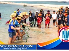 Pembalap MotoGP Tanam Terumbu Karang di Pantai Kuta